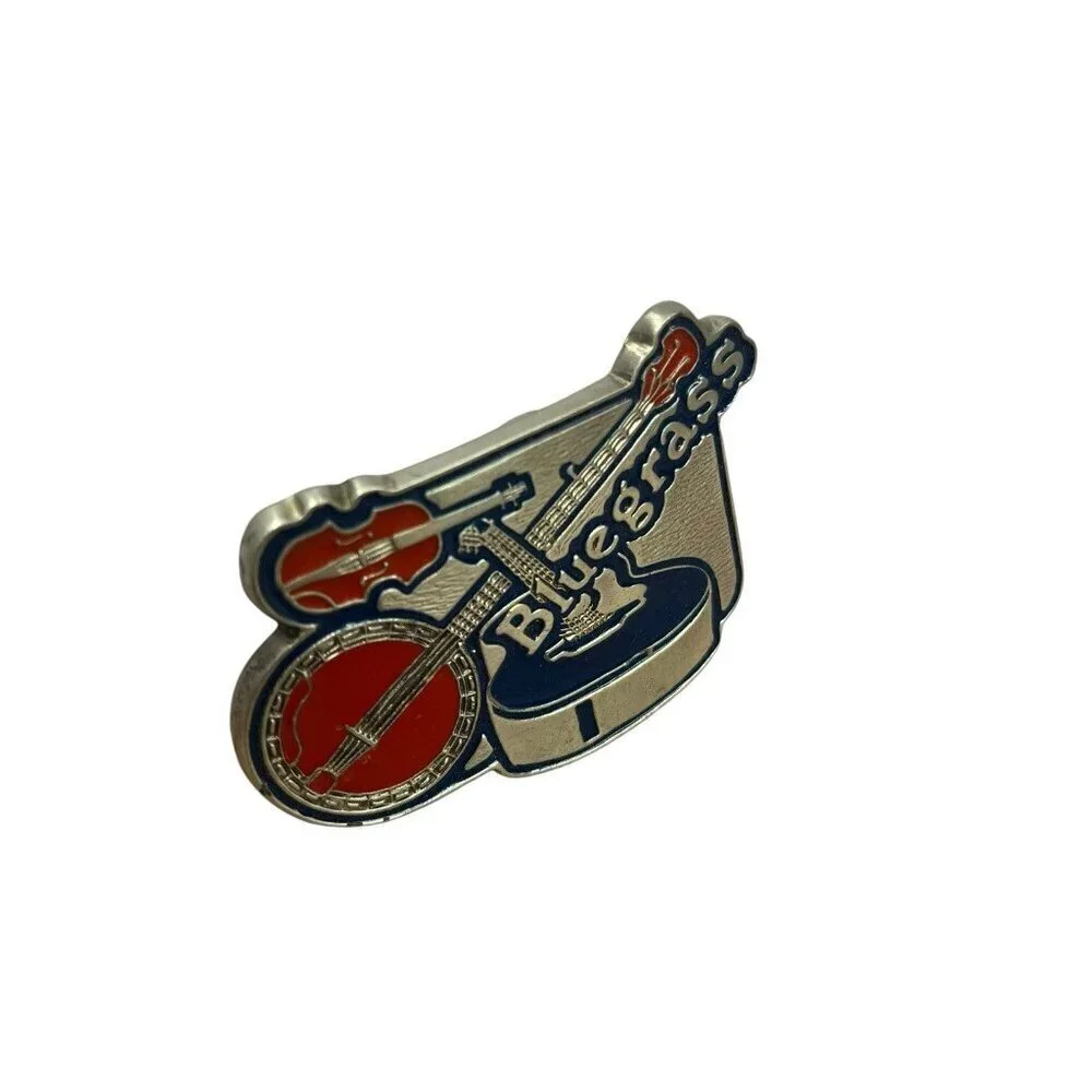 Bluegrass Music Belt Buckle Metal Unisex Belt Buckle Collectible 1980s Vintage
